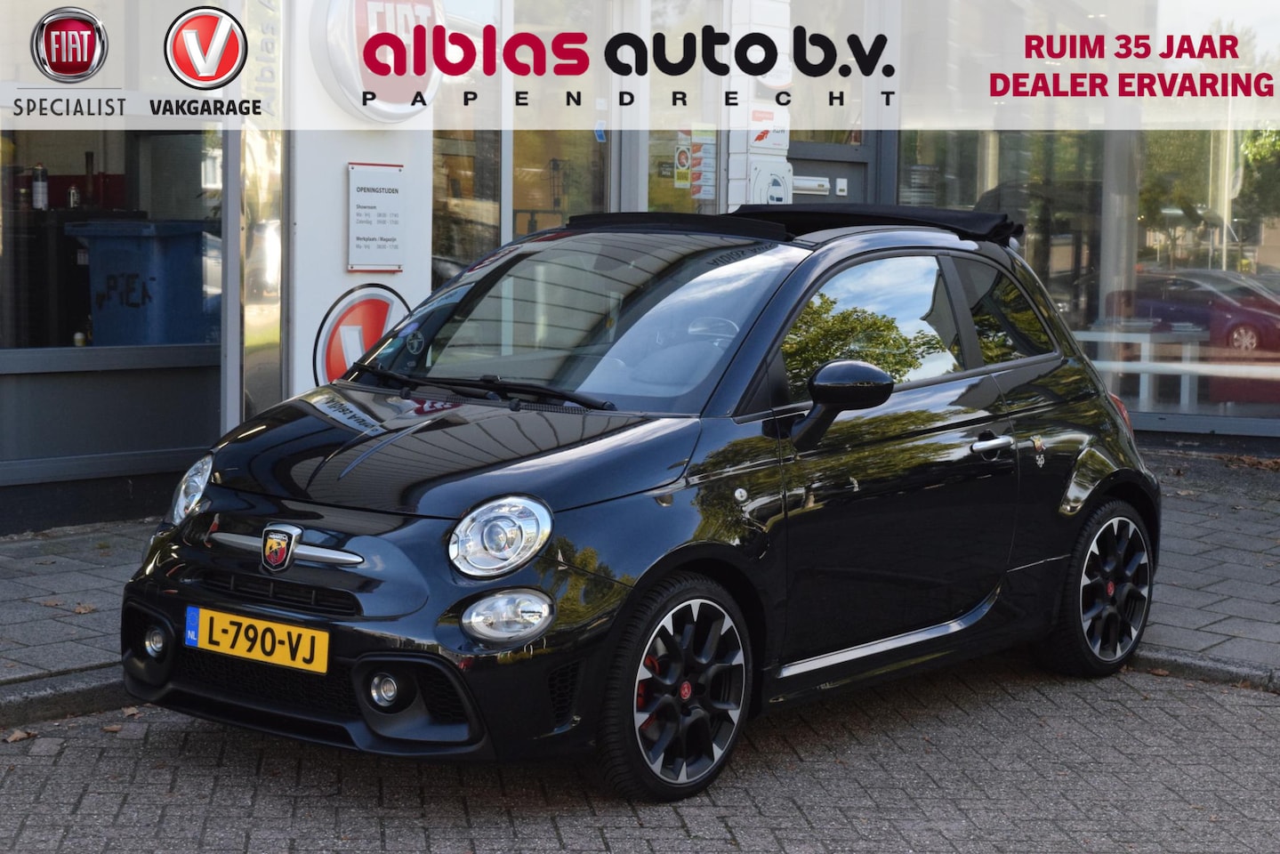 Fiat 500 C - 1.4 T-Jet Abarth 595|Cruise|Beats|Xenon|Stoelverw. - AutoWereld.nl