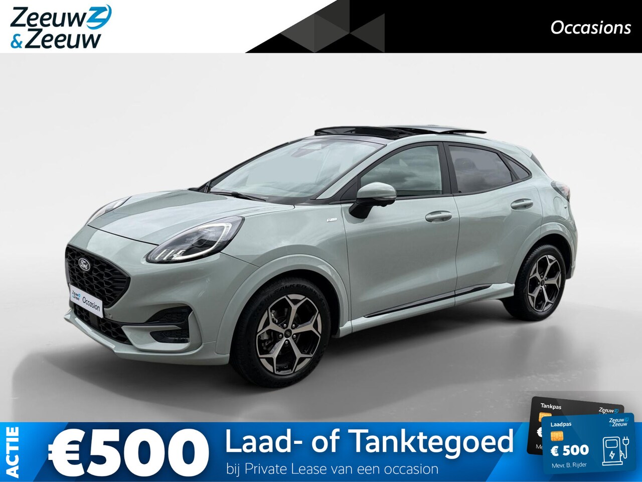 Ford Puma - 1.0 EcoBoost Hybrid ST-Line | Automaat | Pano dak | Adapt. Cruise control | BLIS | Elektr. - AutoWereld.nl