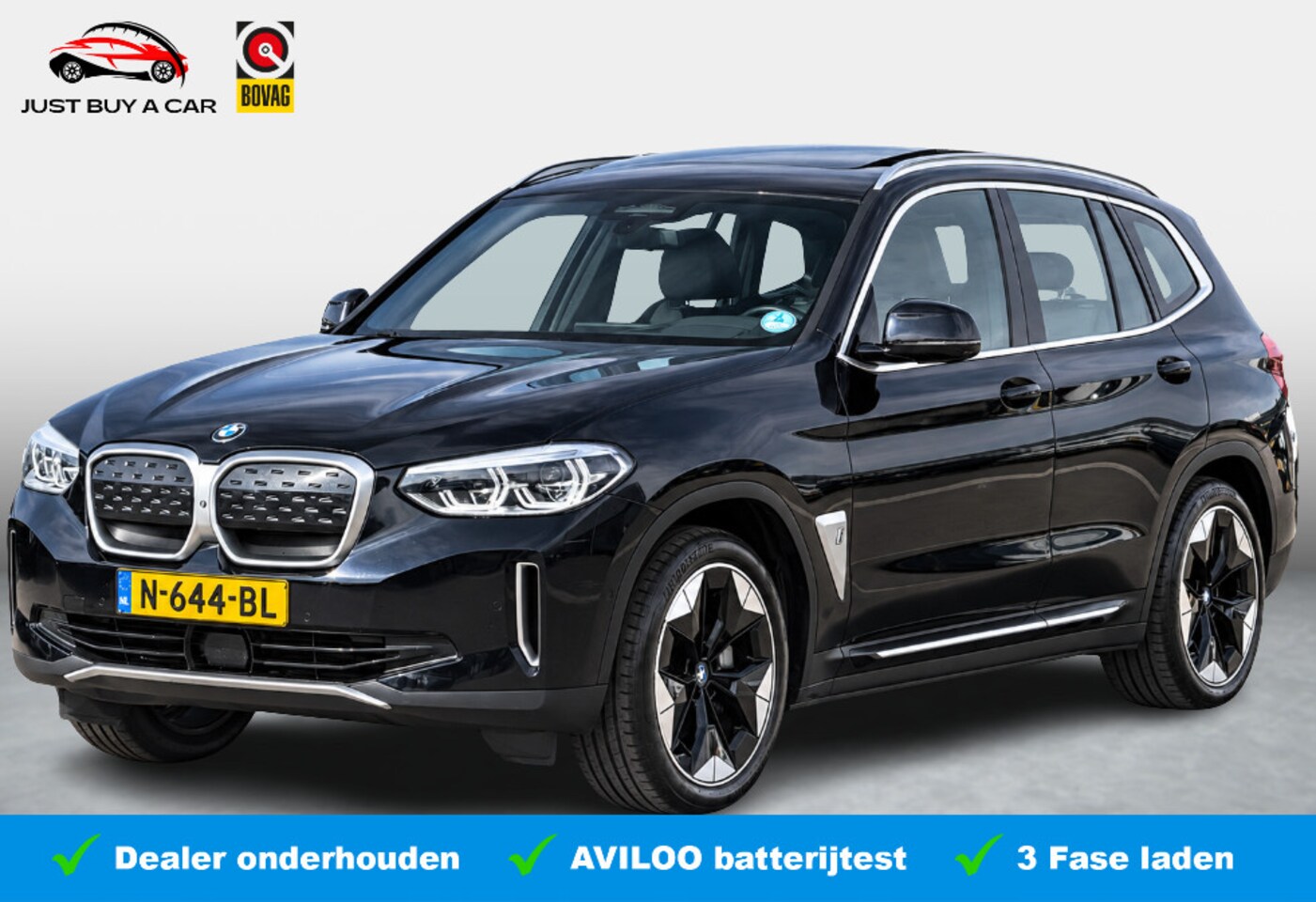 BMW iX3 - High Executive 80 kWh SoH 94,5% | Dealeronderhouden | Driving Assistant Professional | Ele - AutoWereld.nl