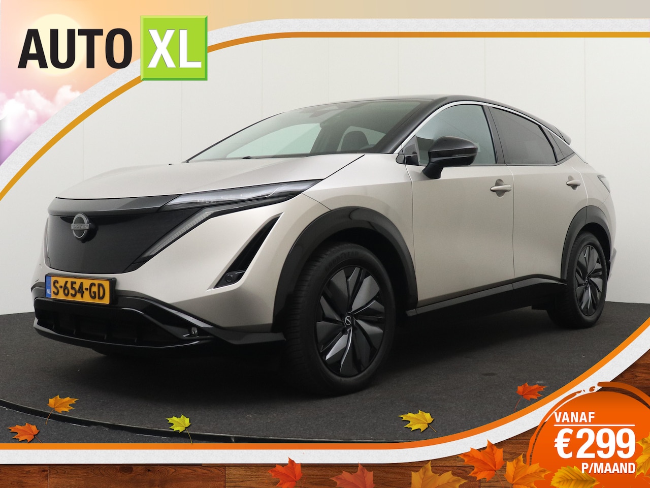 Nissan Ariya - Evolve 66 kWh (98%SOH) Warmtepomp Half-Leder Camera Ad.Cruise - AutoWereld.nl
