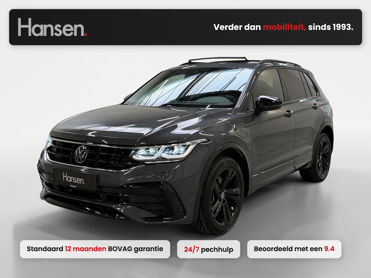 Volkswagen Tiguan - 1.4 TSI eHybrid R-Line I Trekhaak I Panoramadak I Stoel- en Stuurverwarming I Adaptive Cru - AutoWereld.nl