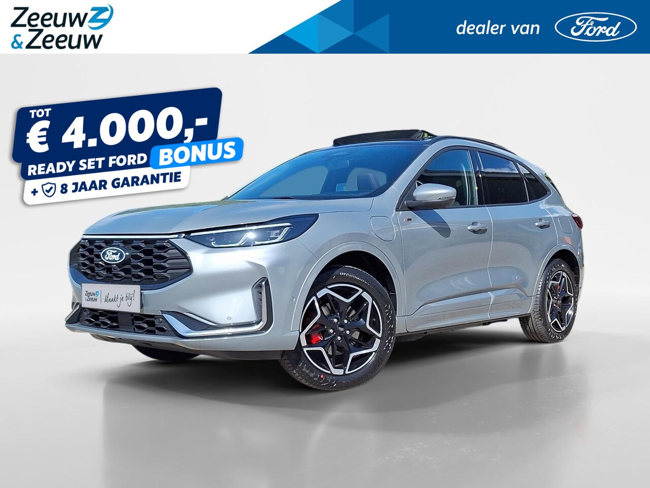 Ford Kuga - 2.5 PHEV ST-Line X | Winterpack | Matrix Ledkoplampen | 19" Lichtmetaal | El. Trekhaak | P - AutoWereld.nl