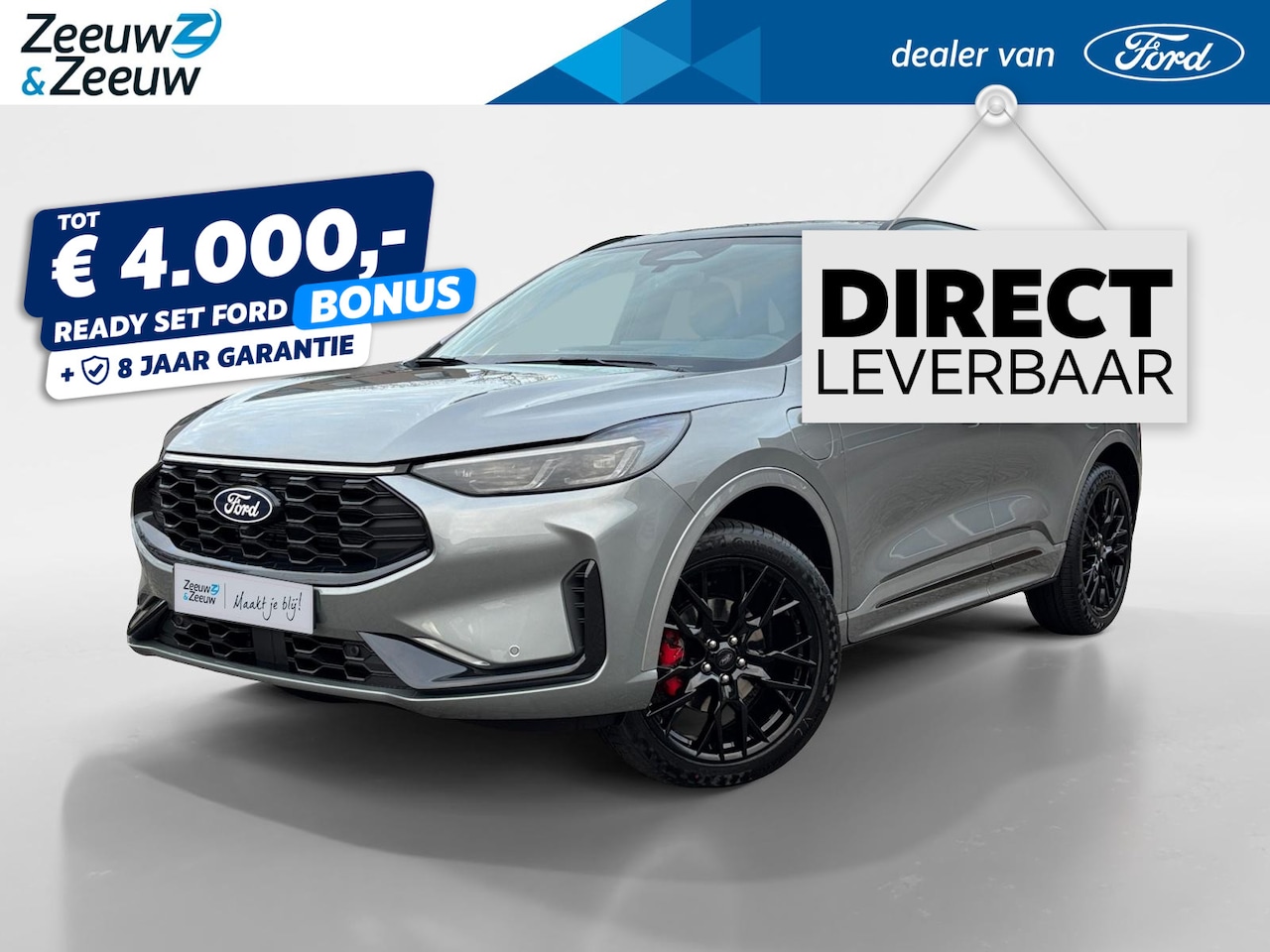 Ford Kuga - 2.5 PHEV Sound Edition | 4000,- Ready Set Ford Bonus | 8 Jaar Garantie/160.000Km | Panoram - AutoWereld.nl