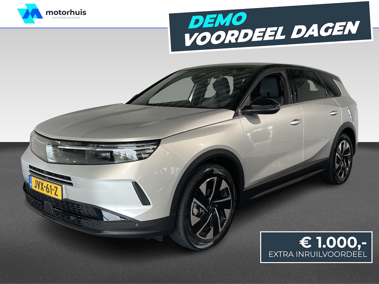 Opel Grandland - 1.2 Turbo Hybrid GS 145pk Automaat | 360 graden camera | Adaptive Cruise Control met slimm - AutoWereld.nl
