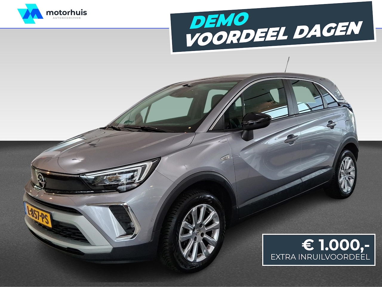 Opel Crossland - 1.2 130pk Start/Stop Aut. Elegance - AutoWereld.nl