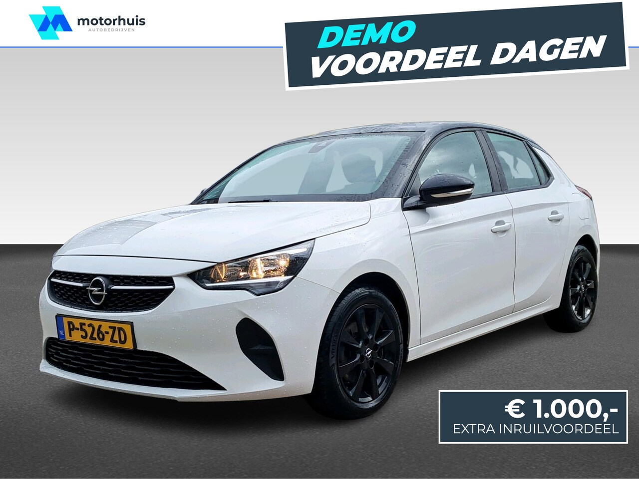 Opel Corsa - 1.2 Elegance ZWARTE-VELGEN/ZWART DAK/SENSOREN/CARPLAY - AutoWereld.nl