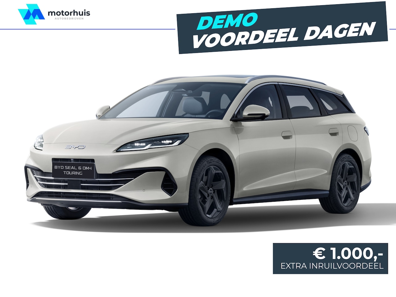 BYD SEAL 6 Touring - 1.5 PHEV DM-i 156 kW Comfort - AutoWereld.nl