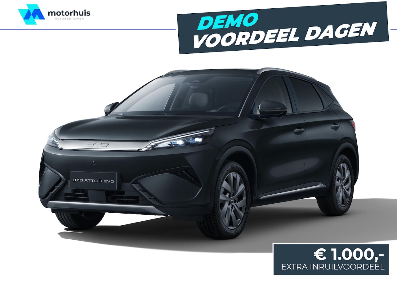 BYD ATTO 3 EVO - 74,8kWh Design | 12V aansluiting in middenconsole (120W) | 360° panorama-camera | 4G inter - AutoWereld.nl