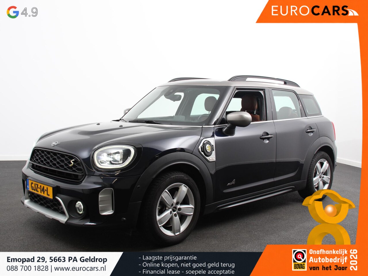 MINI Countryman - 1.5 Cooper S E PHEV ALL4 Chili Automaat Climate control Adaptieve cruise control HUD Licht - AutoWereld.nl