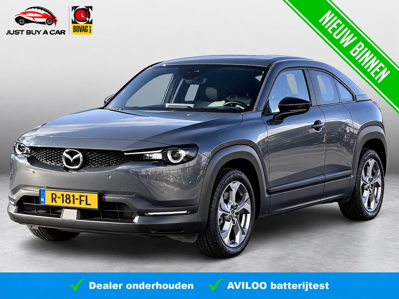 Mazda MX-30 - e-SkyActiv+ 145 36 kWh SoH 95% | Adaptieve Cruise | Stoel & Stuurverwarming | Dodehoek | 1 - AutoWereld.nl