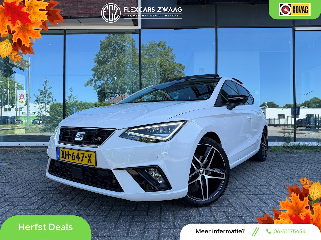 SEAT Ibiza - 1.0 TSI FR Business Intense - Automaat - Pano/Schuifdak - Alcantara - Org.NL - AutoWereld.nl