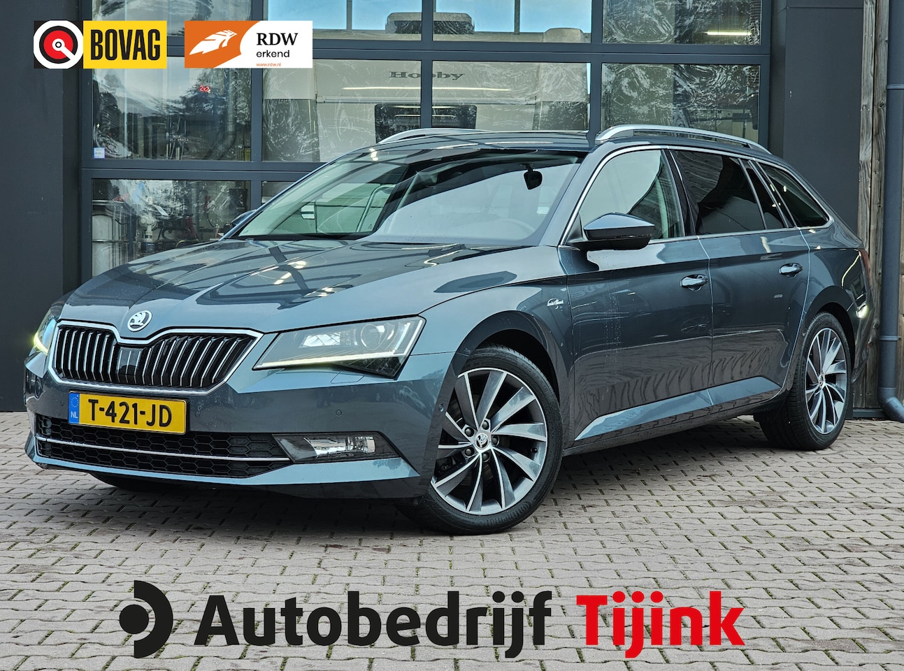 Skoda Superb Combi - 1.4 TSI ACT Laurent & Klement | Automaat | LED | Trekhaak | Leder | Stoel- & stuurverwarmi - AutoWereld.nl