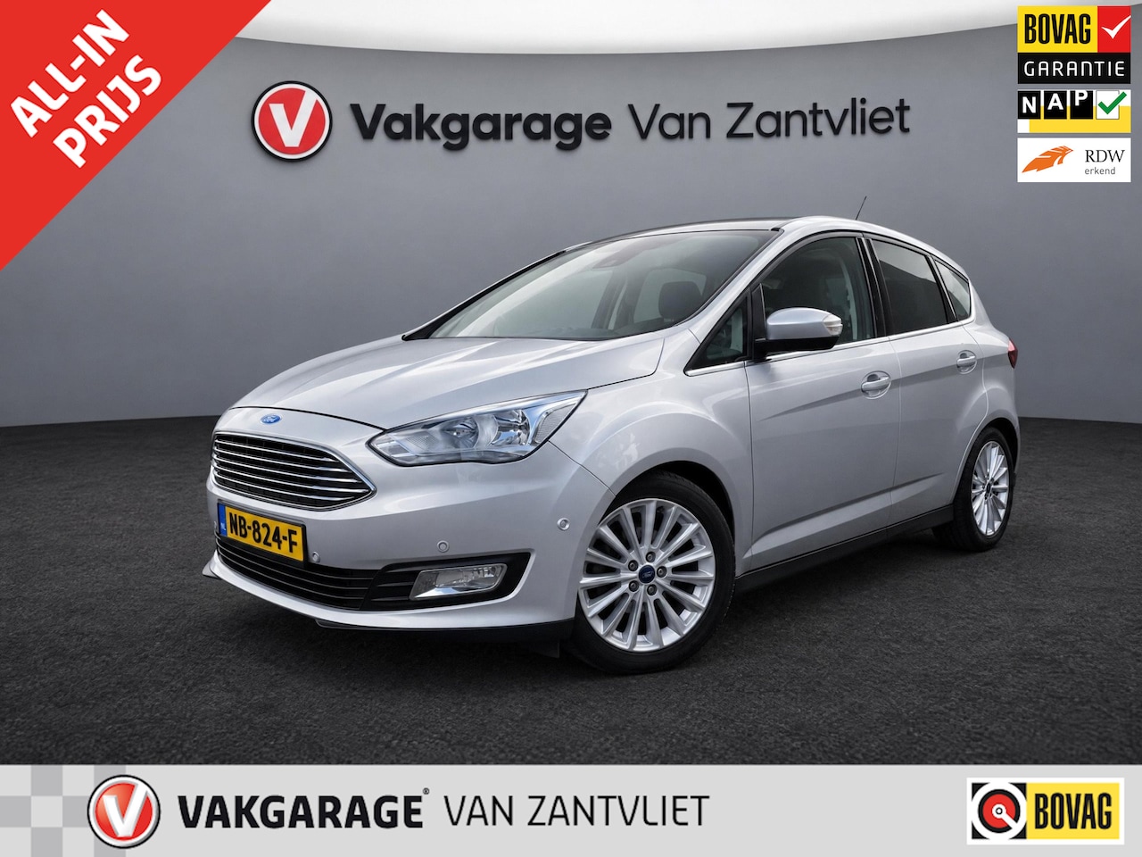 Ford C-Max - 1.0 Titanium 1.0 Titanium (12 mnd BOVAG-garantie) - AutoWereld.nl