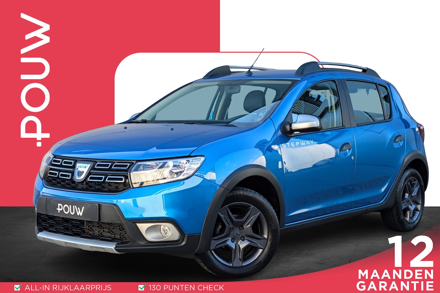 Dacia Sandero Stepway - 0.9 TCe 90pk SL | Trekhaak | Navigatie | PDC achter - AutoWereld.nl