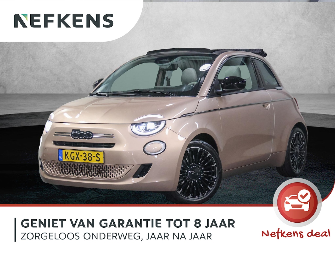 Fiat 500 C - 1.0 Hybrid La Prima | 1ste Eigenaar | Tot 8 jaar garantie | AppleCarplay/AndroidAuto | Nav - AutoWereld.nl