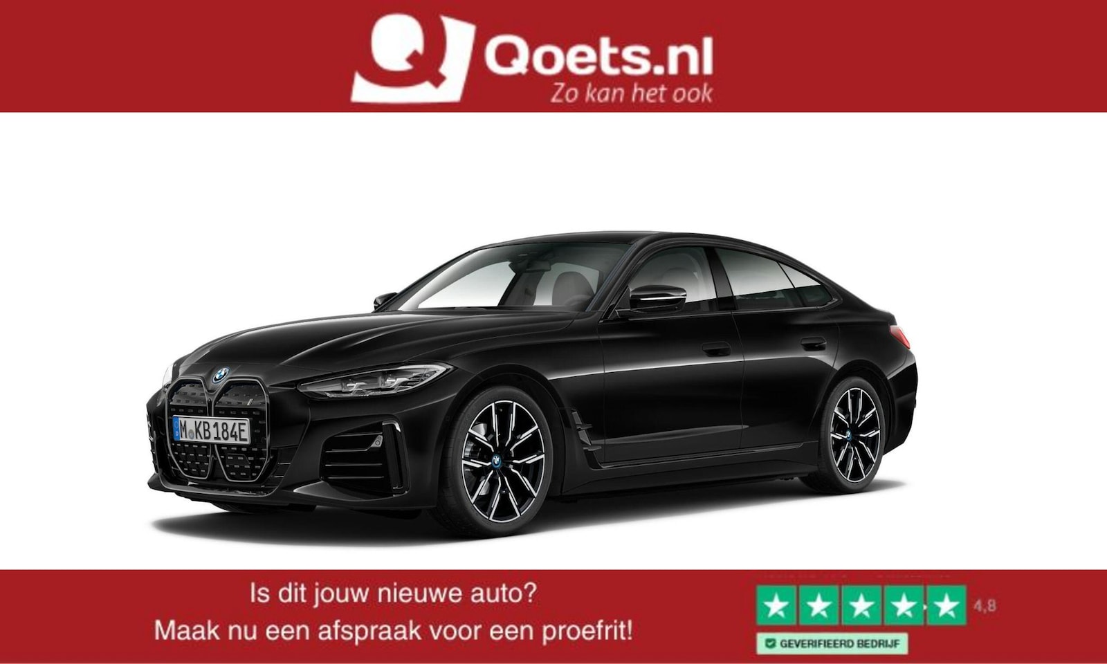 BMW i4 - eDrive35 70 kWh M Sport - Trekhaak - Driving Assistant Professional - Harman Kardon - Park - AutoWereld.nl