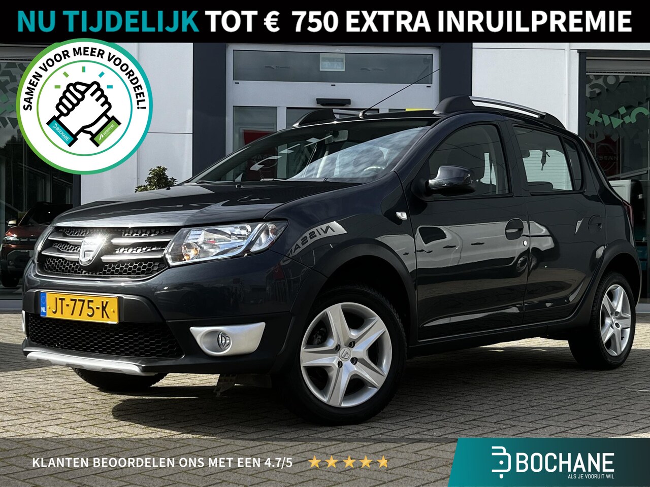 Dacia Sandero Stepway - 0.9 TCe S&S Lauréate | Trekhaak | Parkeersensoren | Elektrische spiegels | - AutoWereld.nl