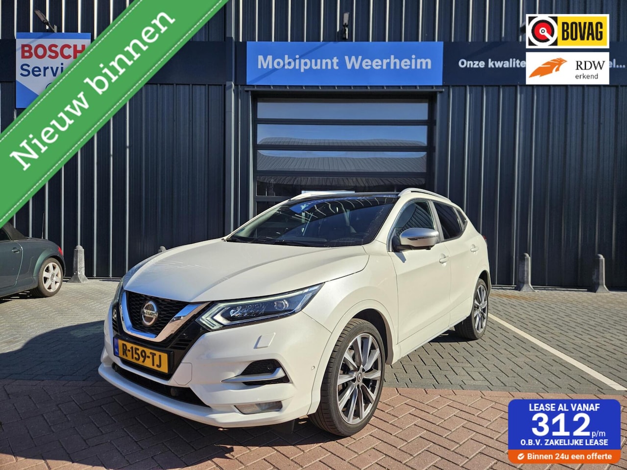 Nissan Qashqai - 1.3 DIG-T Tekna + Pack Dynamic | Trekhaak | NIEUWSTAAT! - AutoWereld.nl