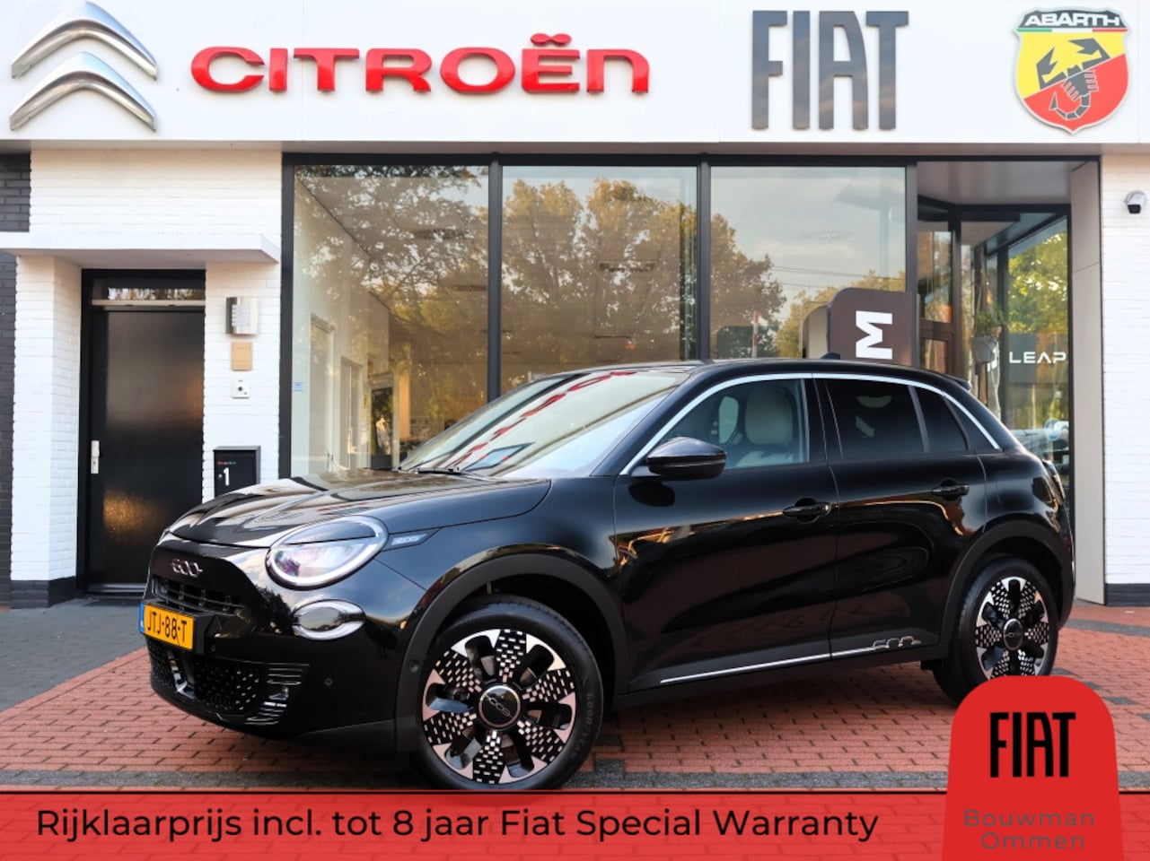 Fiat 600 - 1.2 Hybrid Turbo Charged 145PK Automaat La Prima, Rijklaarprijs | Navigatie | Leder | Came - AutoWereld.nl