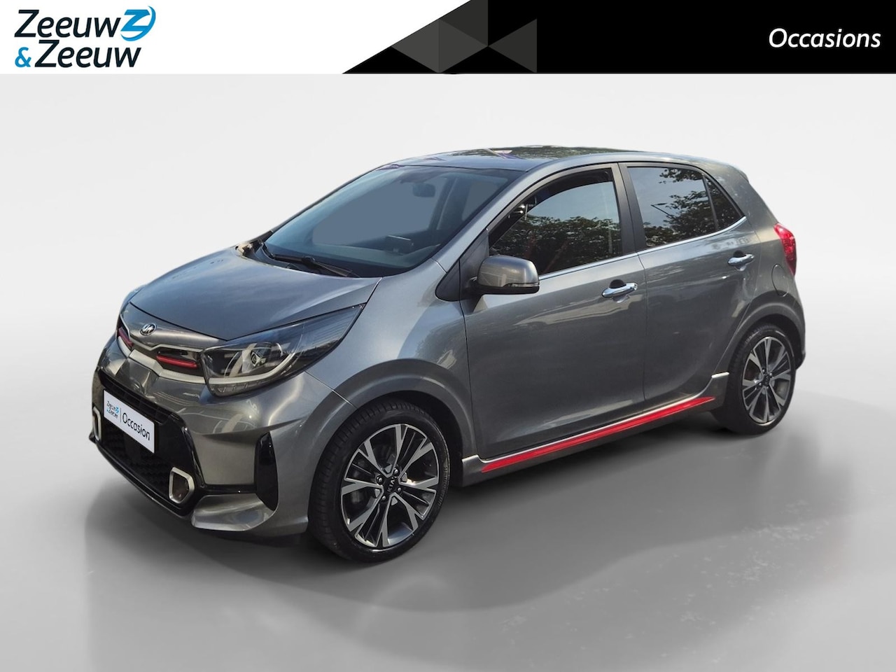Kia Picanto - 1.0 DPi GT-Line | Cruise Control | Climate Control | Camera | Navigatie | Lederen Bekledin - AutoWereld.nl