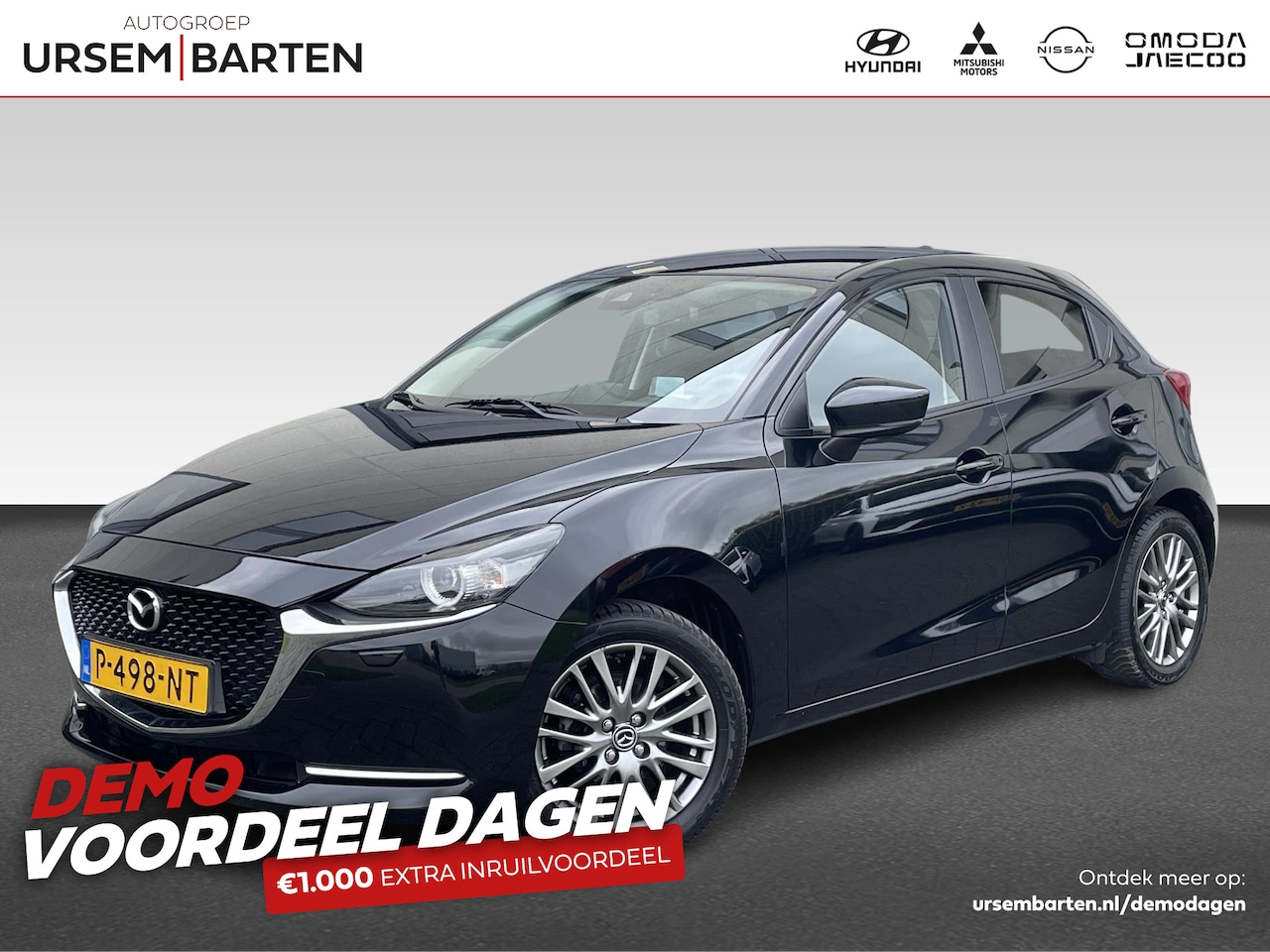 Mazda 2 - 1.5 Skyactiv-G Luxury LED koplampen | Lichtmetalen velgen 16" | Cruise control | Voorstoel - AutoWereld.nl