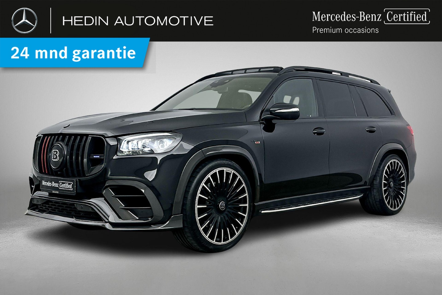 Mercedes-Benz GLS - GLS 63 AMG Automaat 4MATIC+ BRABUS 800 | Nightpakket | Panoramadak | Airmatic | Multibeam - AutoWereld.nl