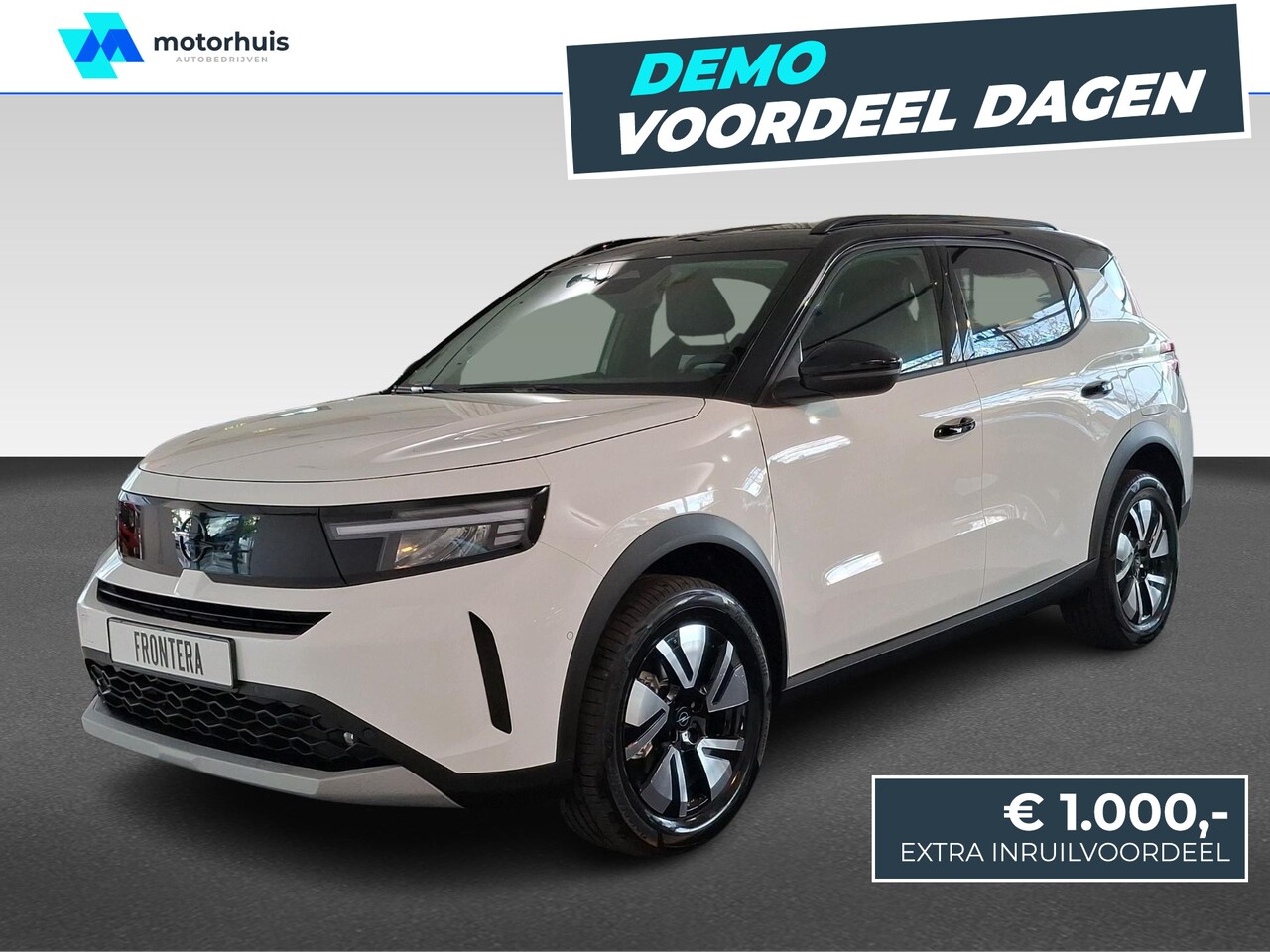Opel Frontera - 1.2 Turbo Hybrid 100pk eDCT GS ECC | Camera | Winterpakket | 17" Lichtmetalen velgen in Zw - AutoWereld.nl