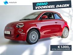Fiat 500 - -e 42kWh 3+1 118pk Aut PDC CAMERA LMV CARPLAY STOELVERWARMING 3+1 Automaat