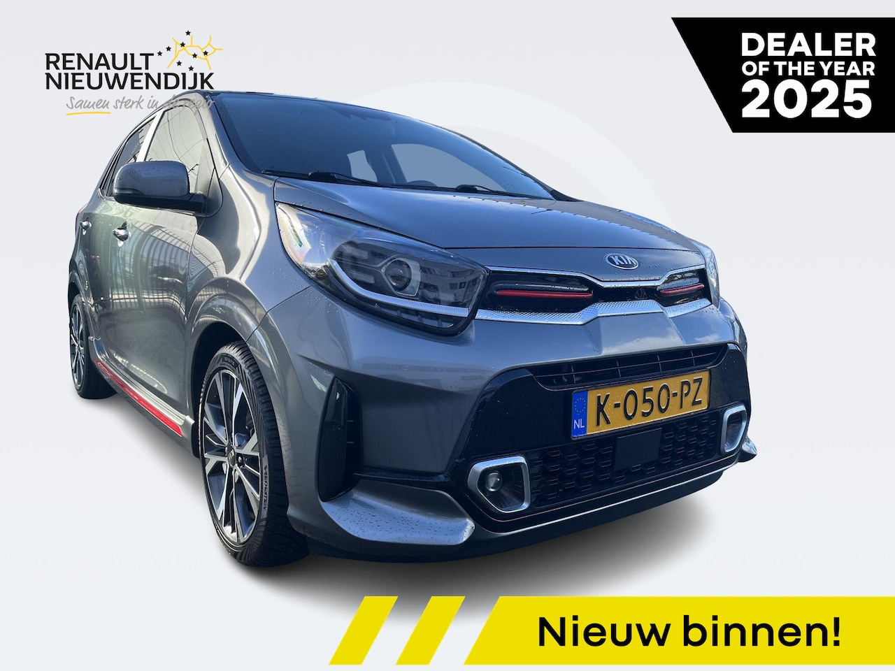 Kia Picanto - 1.0 T-GDi GT-Line 5p l SCHUIFDAK l CAMERA l NAVIGATIE l APPLE CARPAY l ANDROID AUTO l CLIM - AutoWereld.nl