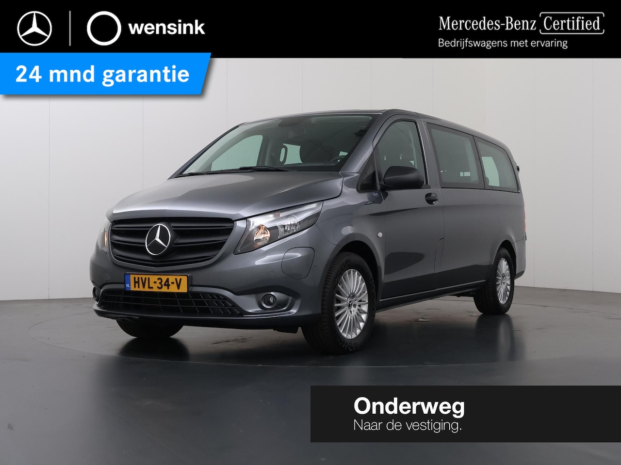 Mercedes-Benz eVito Tourer - PRO L2 90 kWh | 8 persoons uitvoering | Navigatie | Lichtmetalen velgen | Achterdeuren 180 - AutoWereld.nl
