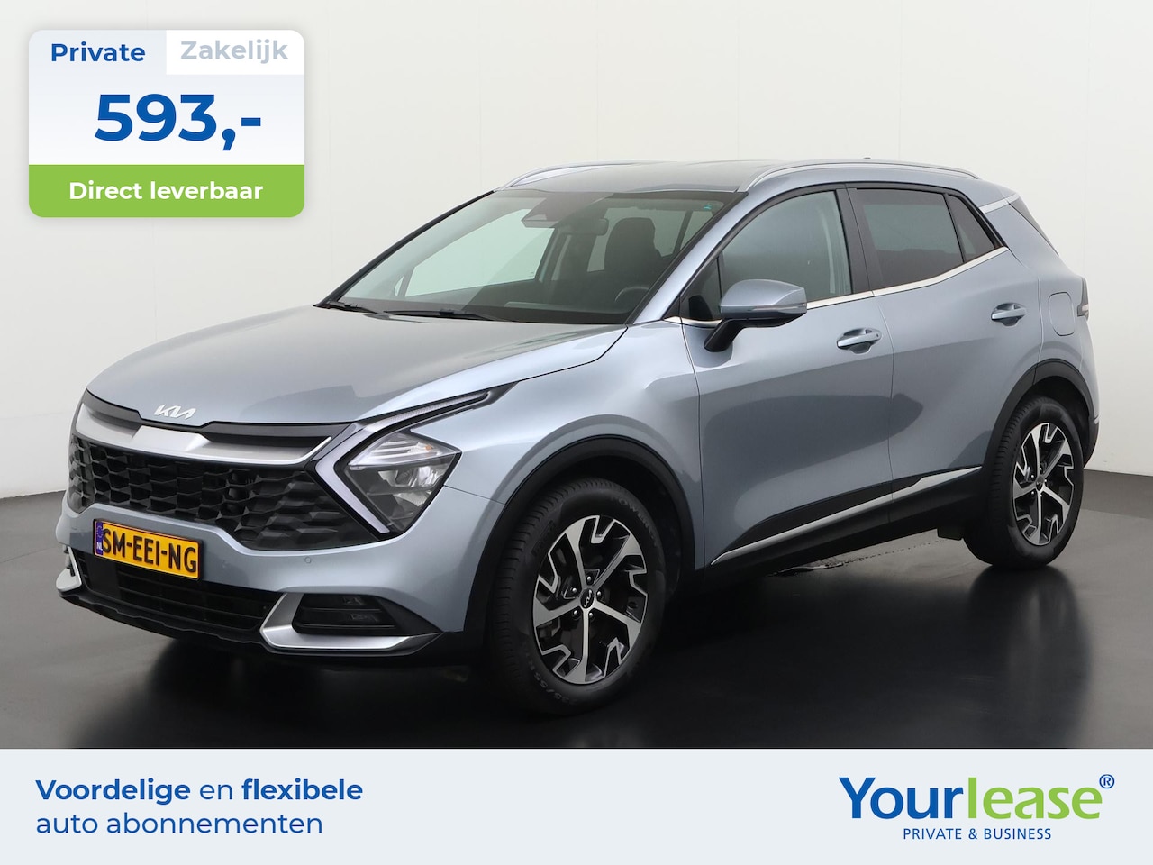 Kia Sportage - 1.6 T-GDi Hybrid DynamicLine | All-in 593,- Private Lease | Direct uit voorraad - AutoWereld.nl