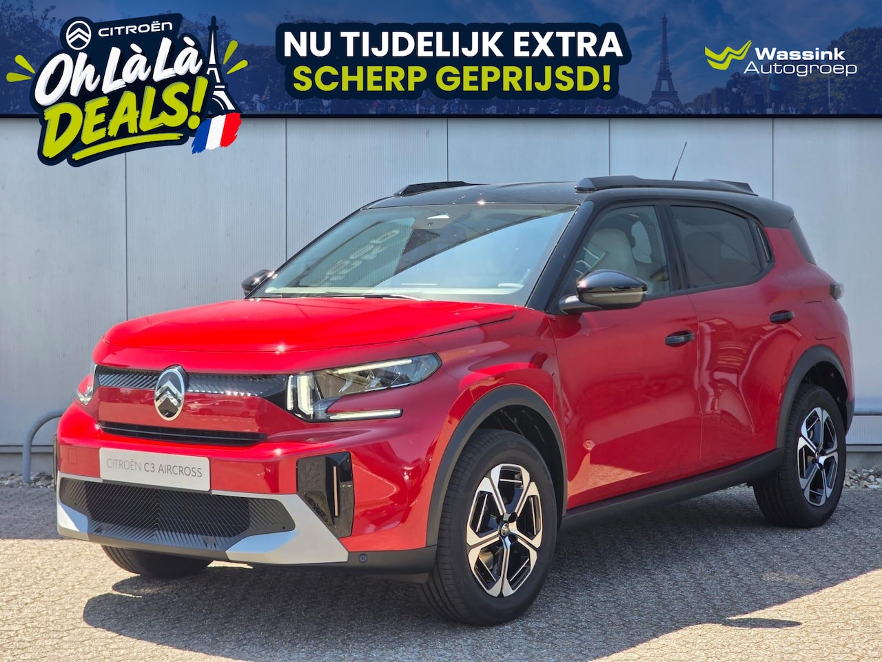 Citroën C3 Aircross - 1.2 Hybrid 145pk Max 7p. Navigatie | Parkeercamera | Bluetooth - AutoWereld.nl