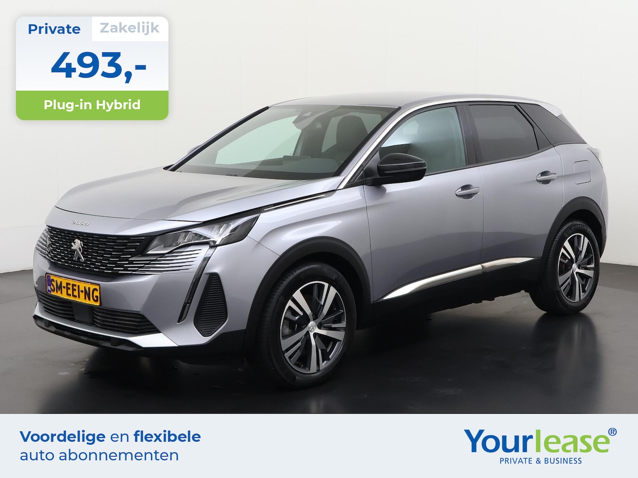Peugeot 3008 - 1.6 Plug-in HYbrid 225 Allure Pack | All-in 493,- Private Lease | Direct uit voorraad - AutoWereld.nl