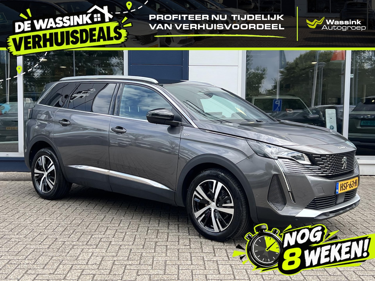 Peugeot 5008 - | 1.2 GT 130pk Automaat | 7-zits | Stoelverwarming | Navigatie | Climate Control | Cruise - AutoWereld.nl