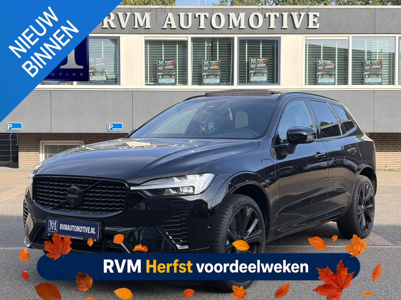 Volvo XC60 - 2.0 T6 Plug-in hybrid AWD Plus Black Edition NAPPALEDER + STOELVENTILATIE| HARMAN KARDON| - AutoWereld.nl