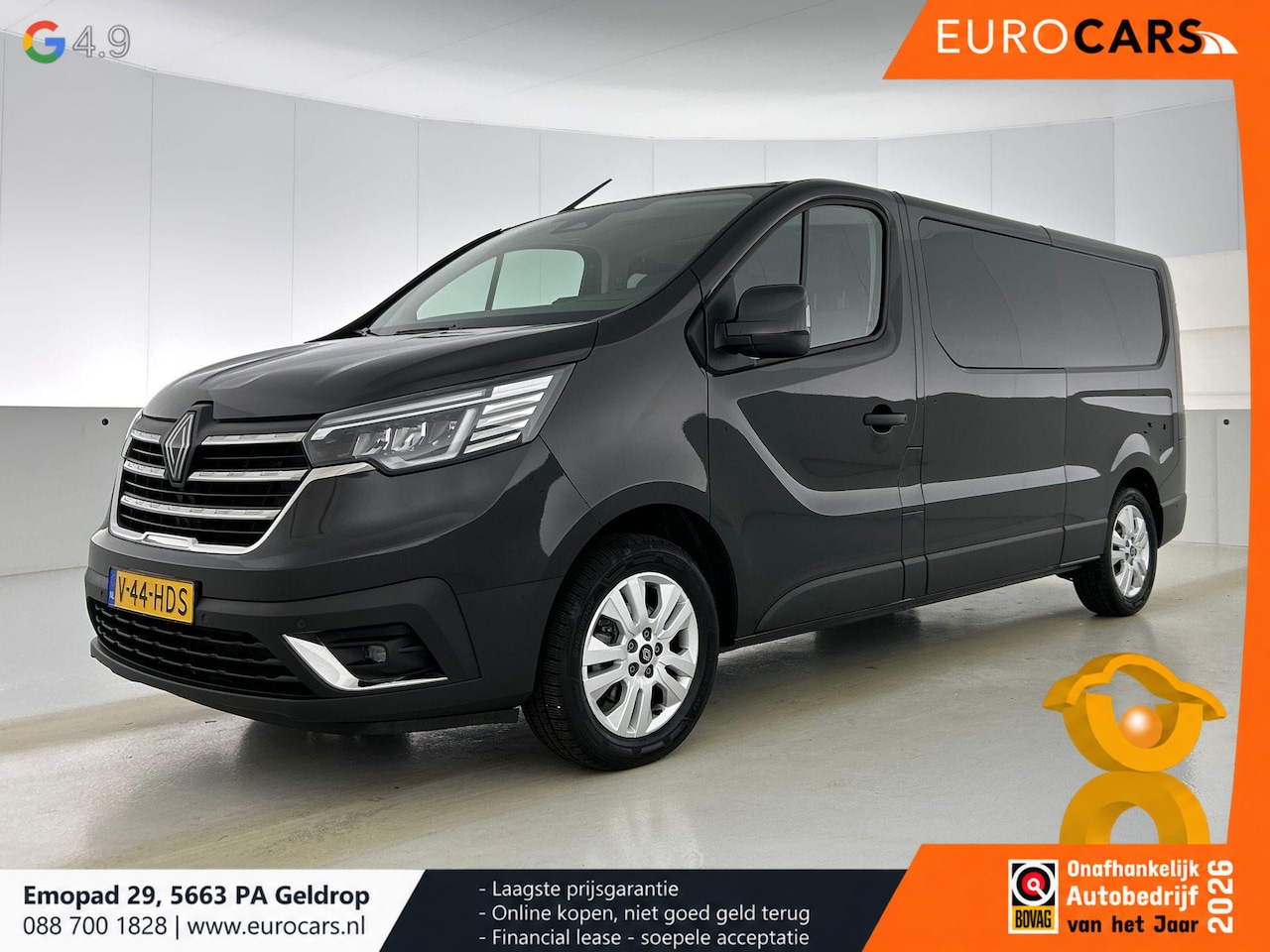 Renault Trafic - 2.0 Blue dCi 150 EDC T30 L2H1 Advance Dubbele Cabine Navigatie Airco Lichtmetalen velgen B - AutoWereld.nl