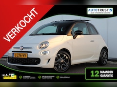 Fiat 500 - 1.0 Hybrid Hey Google Schuifdak 15 inch LMV Half Leder Carplay Navigatie Airco Cruise Cont