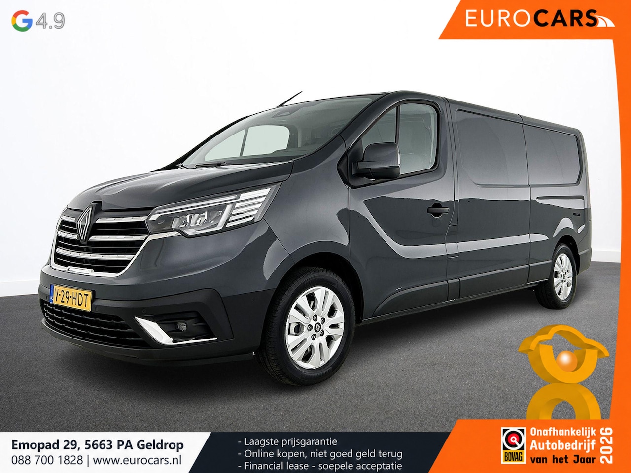 Renault Trafic - 2.0 Blue dCi 110PK T30 L2H1 Advance Navigatie Camera Airco Trekhaak Lichtmetalen velgen - AutoWereld.nl