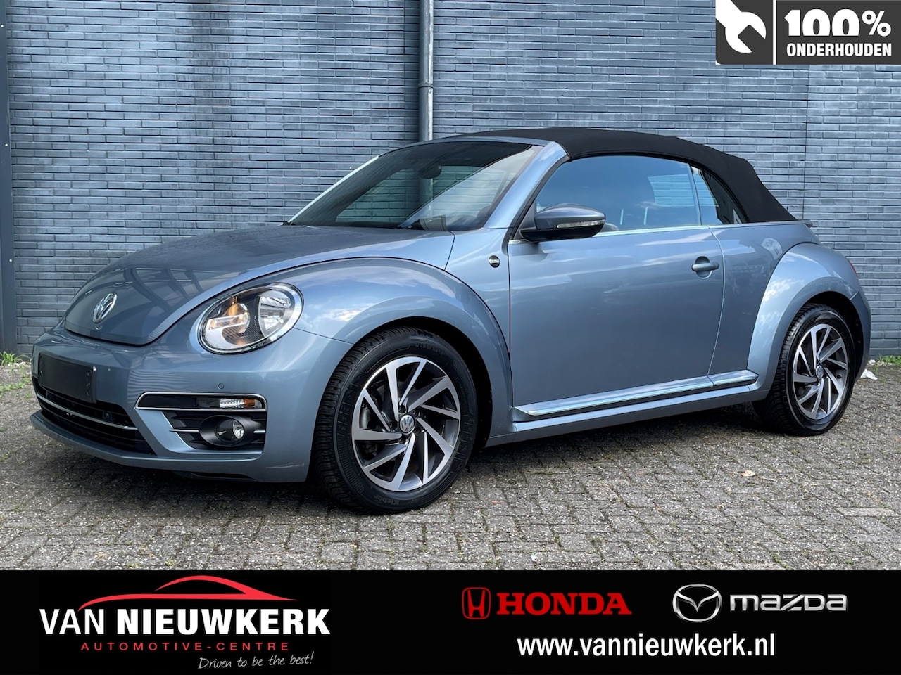 Volkswagen Beetle Cabriolet - 1.2 TSI Sound Exclusive Series | Navi & Carplay | Climatecontrol | Stoelverwarming | Elek. - AutoWereld.nl