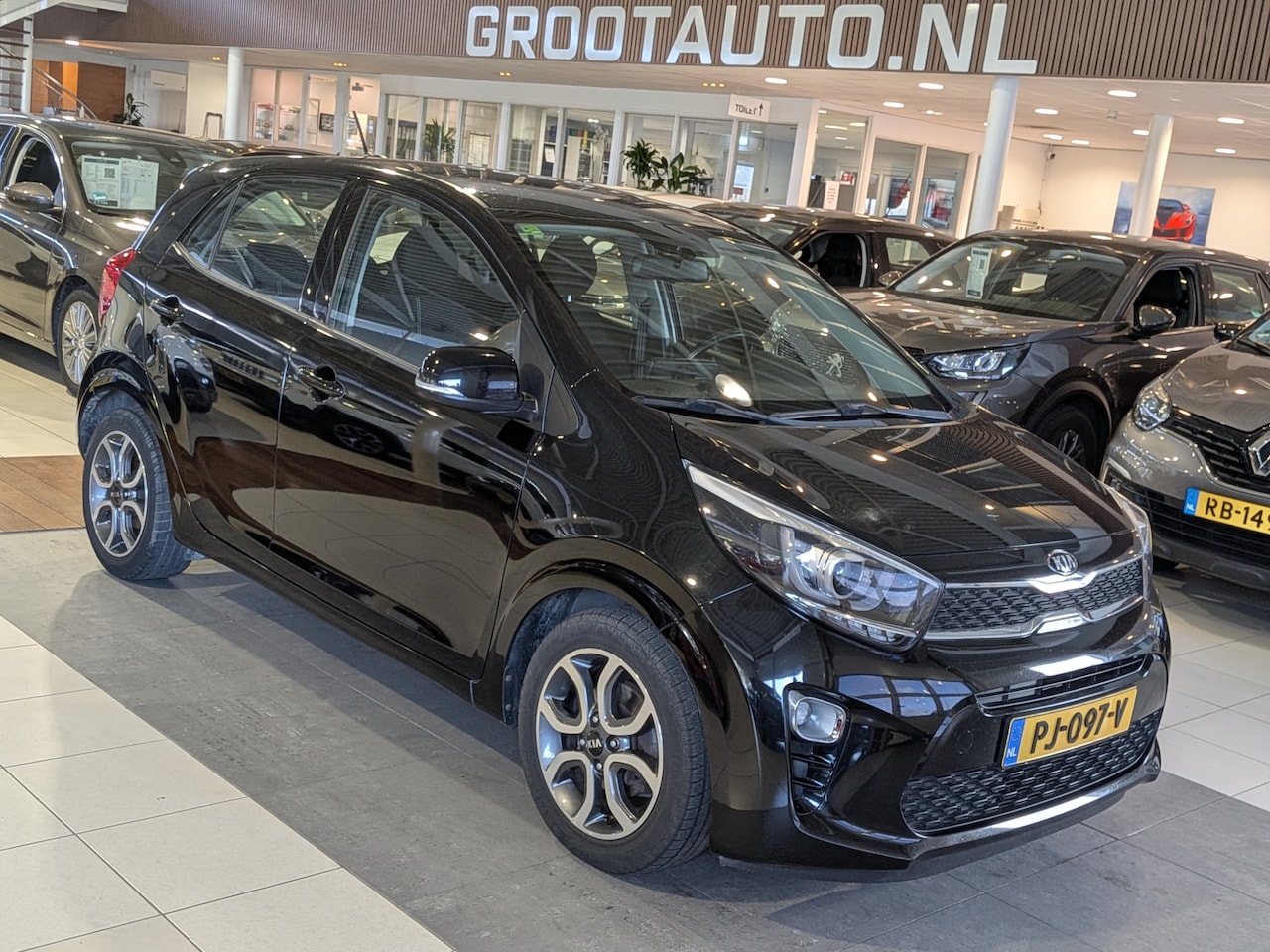 Kia Picanto - 1.0 CVVT First Edition Airco, Cruise Control, Stuurbekrachtiging - AutoWereld.nl
