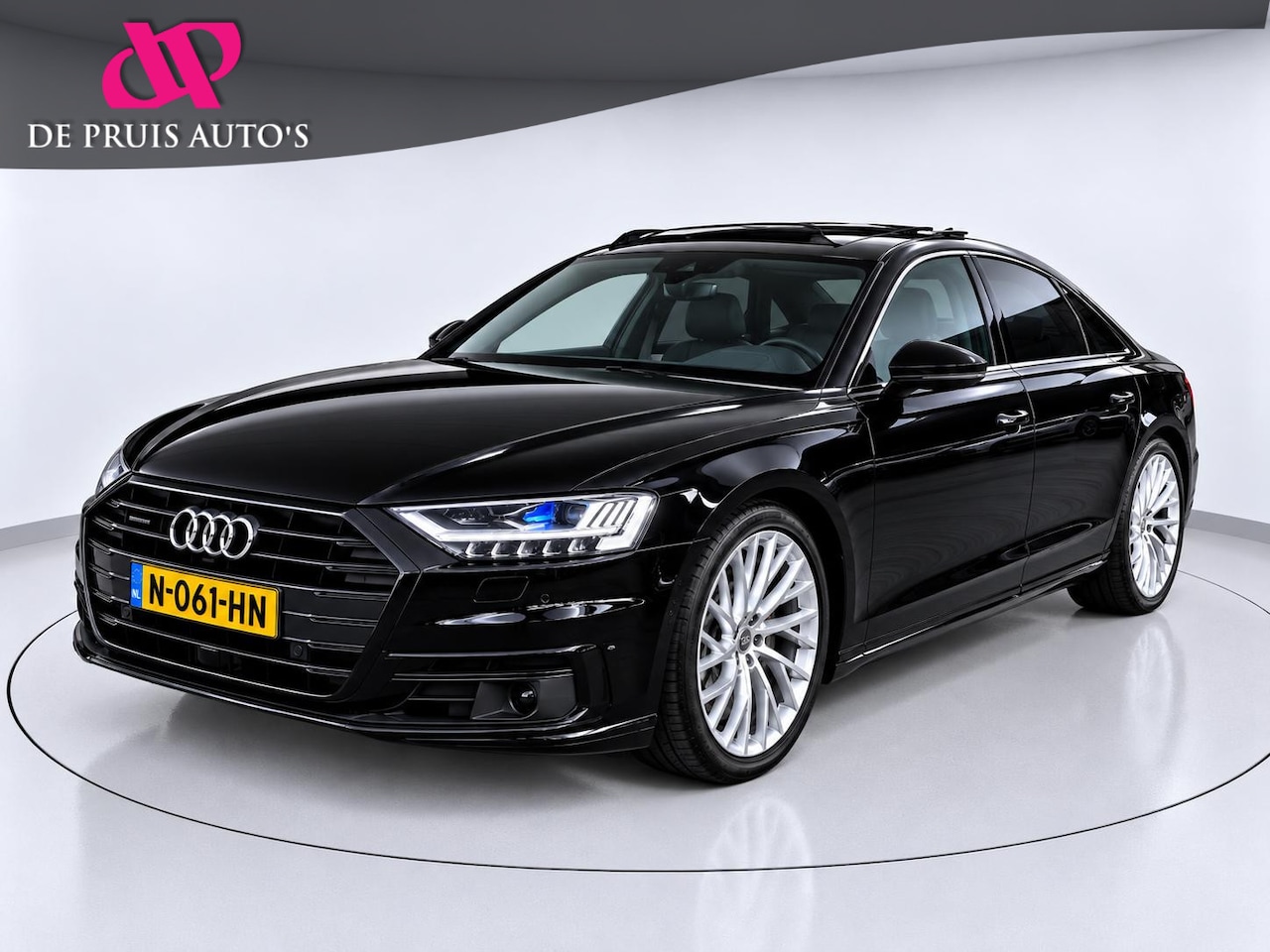 Audi A8 - 55 TFSI quattro Pro Line Plus Laser/Matrix Light B&O Pano Nachtzicht Standkachel Softclose - AutoWereld.nl