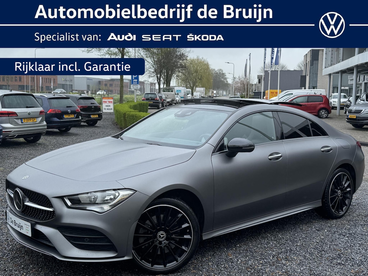 Mercedes-Benz CLA-Klasse - 250 e Coupe AMG (Pano,Camera,Leer,Digital,Carplay,Acc) - AutoWereld.nl