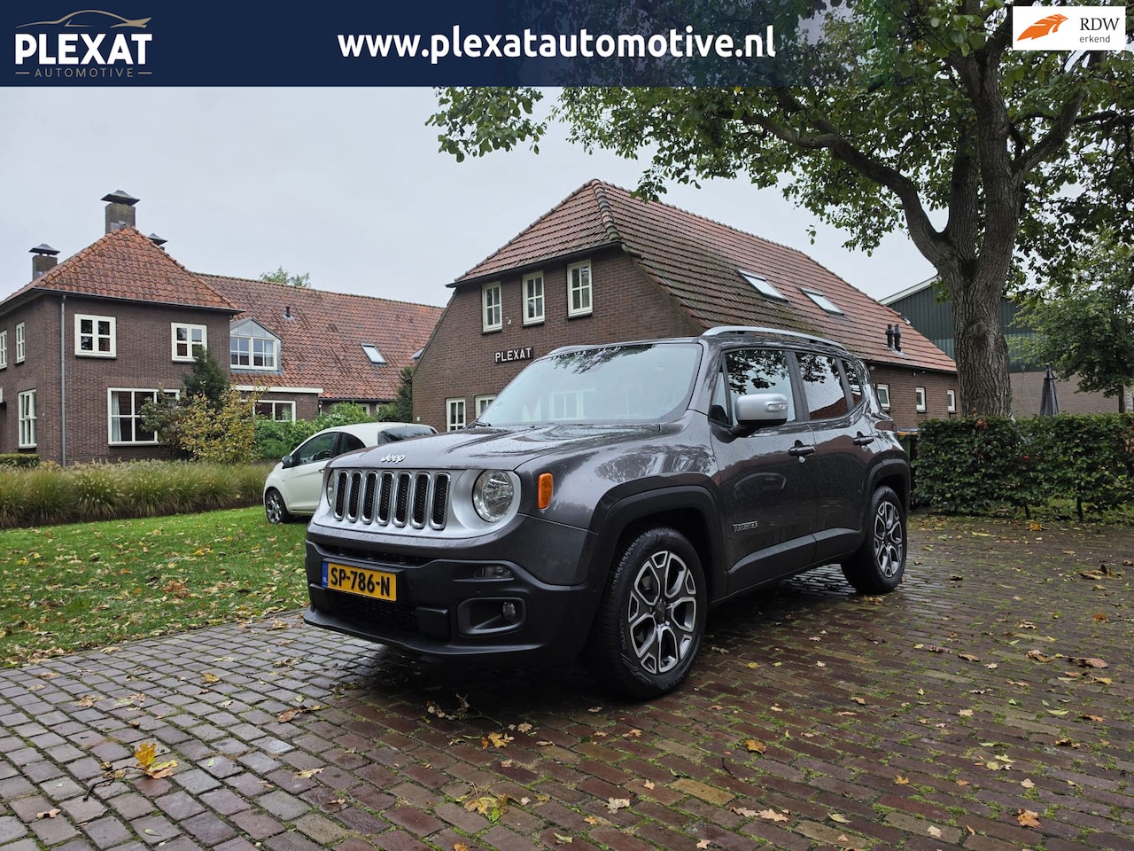Jeep Renegade - 1.4 MultiAir Limited Aut. | Panorama | DAB+ | Cruise Control | Camera | PDC | Lichtmetaal - AutoWereld.nl