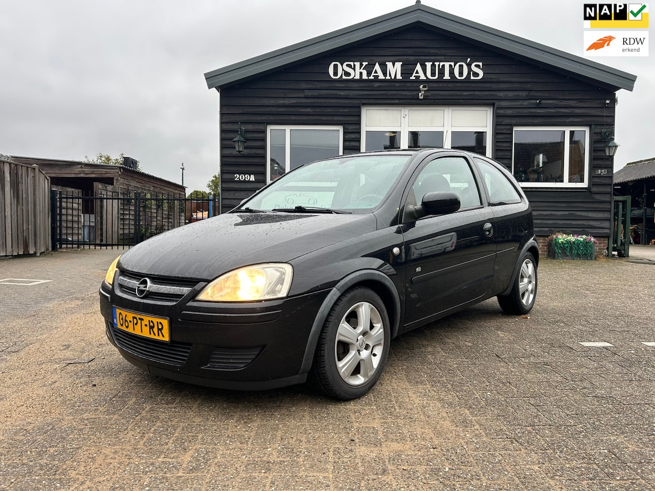 Opel Corsa - 1.2-16V Full Rhythm Airco org 95.855 km! ketting hoorbaar !! - AutoWereld.nl