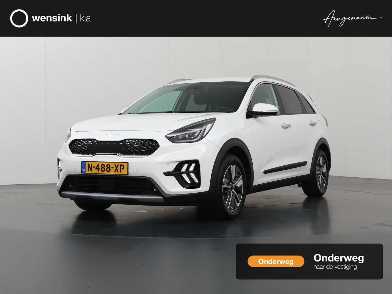 Kia Niro - 1.6 GDi Hybrid DynamicPlusLine | Lederen Bekleding | Adaptieve Cruise Control | Parkeercam - AutoWereld.nl