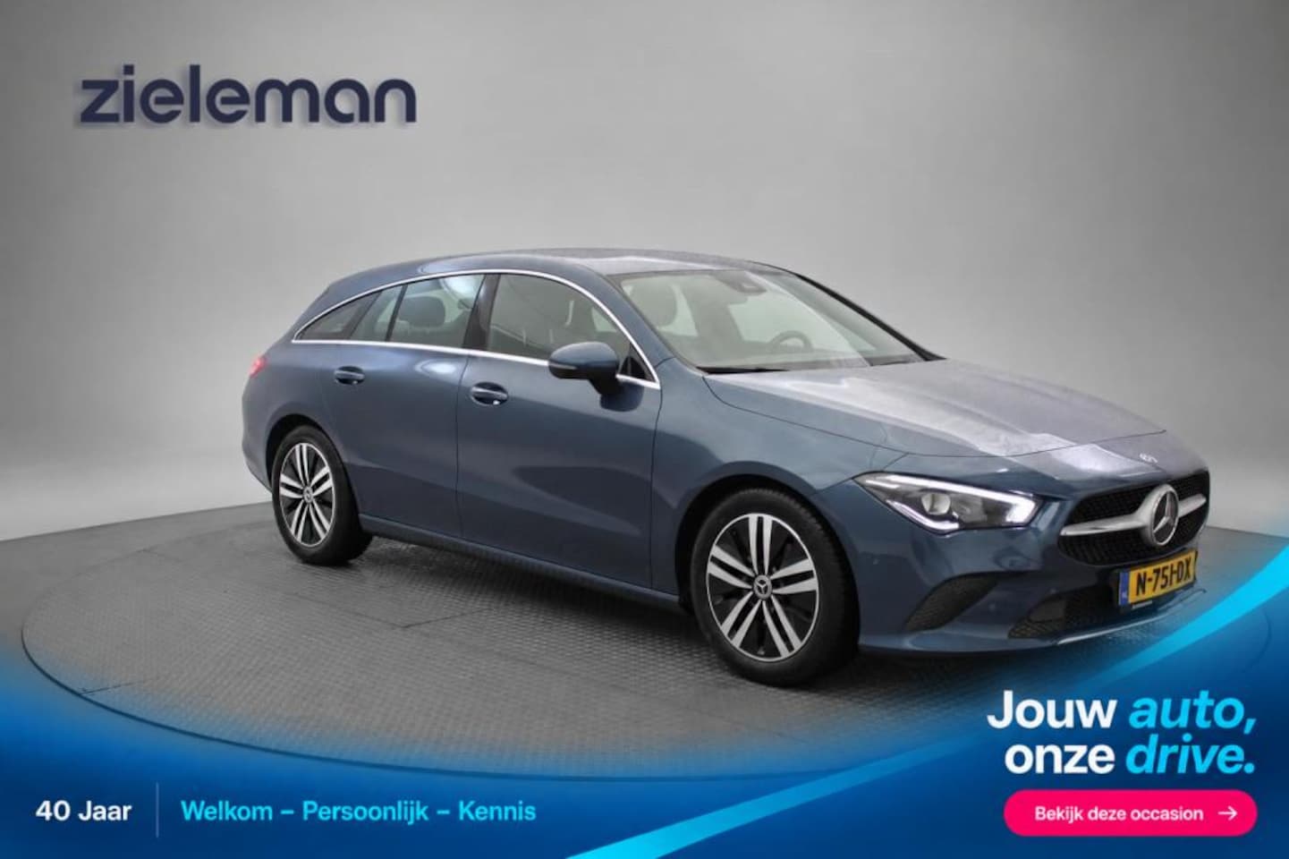 Mercedes-Benz CLA-klasse Shooting Brake - 180 Business Solution Luxury - Camera, Leer, Stoelverw. - AutoWereld.nl