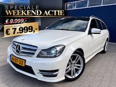 Mercedes-Benz C-klasse Estate - Facelift | Designo Parelmoer | AMG | Panorama | Standkachel | Bomvol