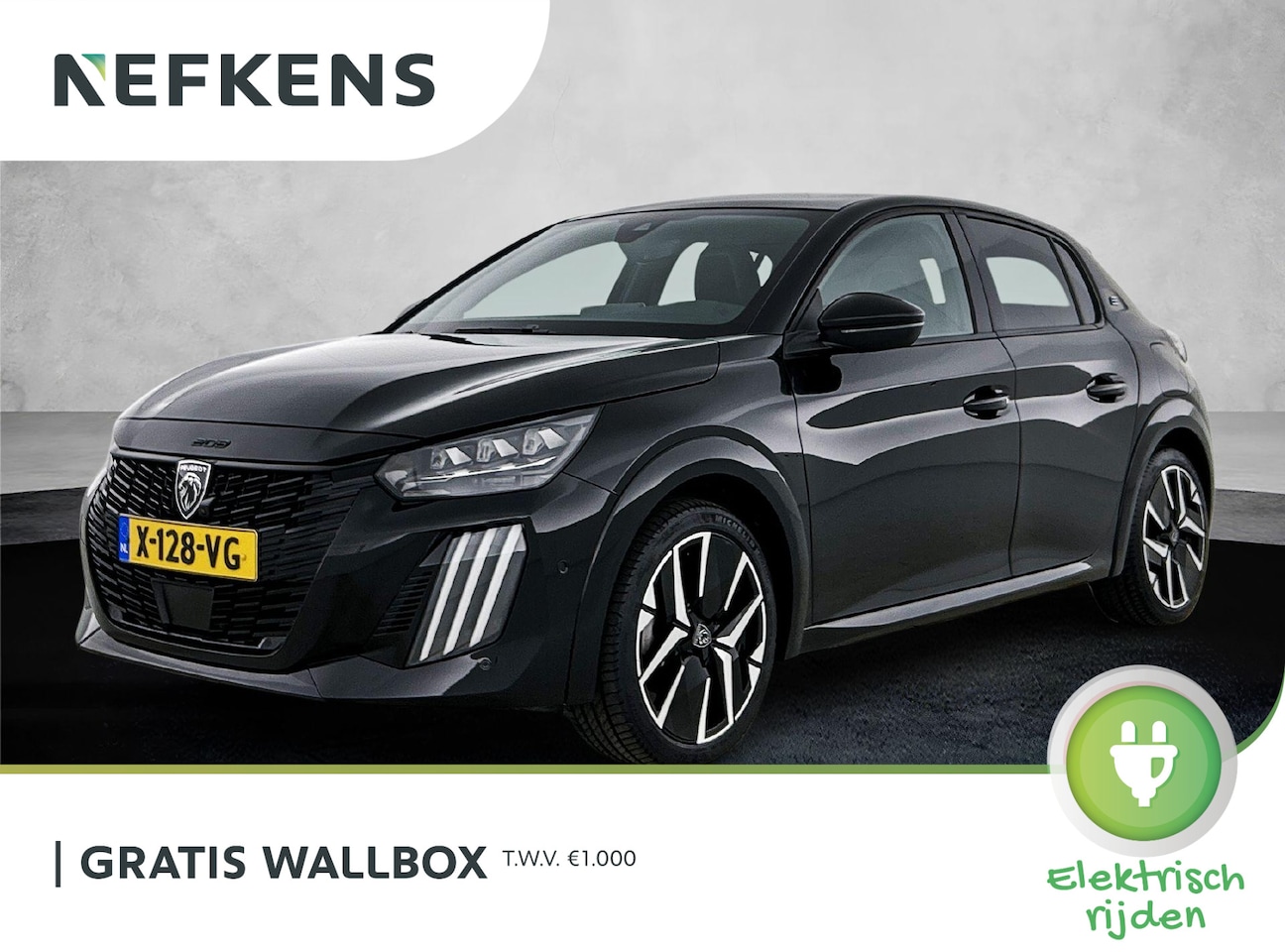 Peugeot e-208 - EV GT 51 kWh 156pk | Accu 94% | 410km WLTP Actieradius | Navigatie | Panoramadak | 360° Ca - AutoWereld.nl