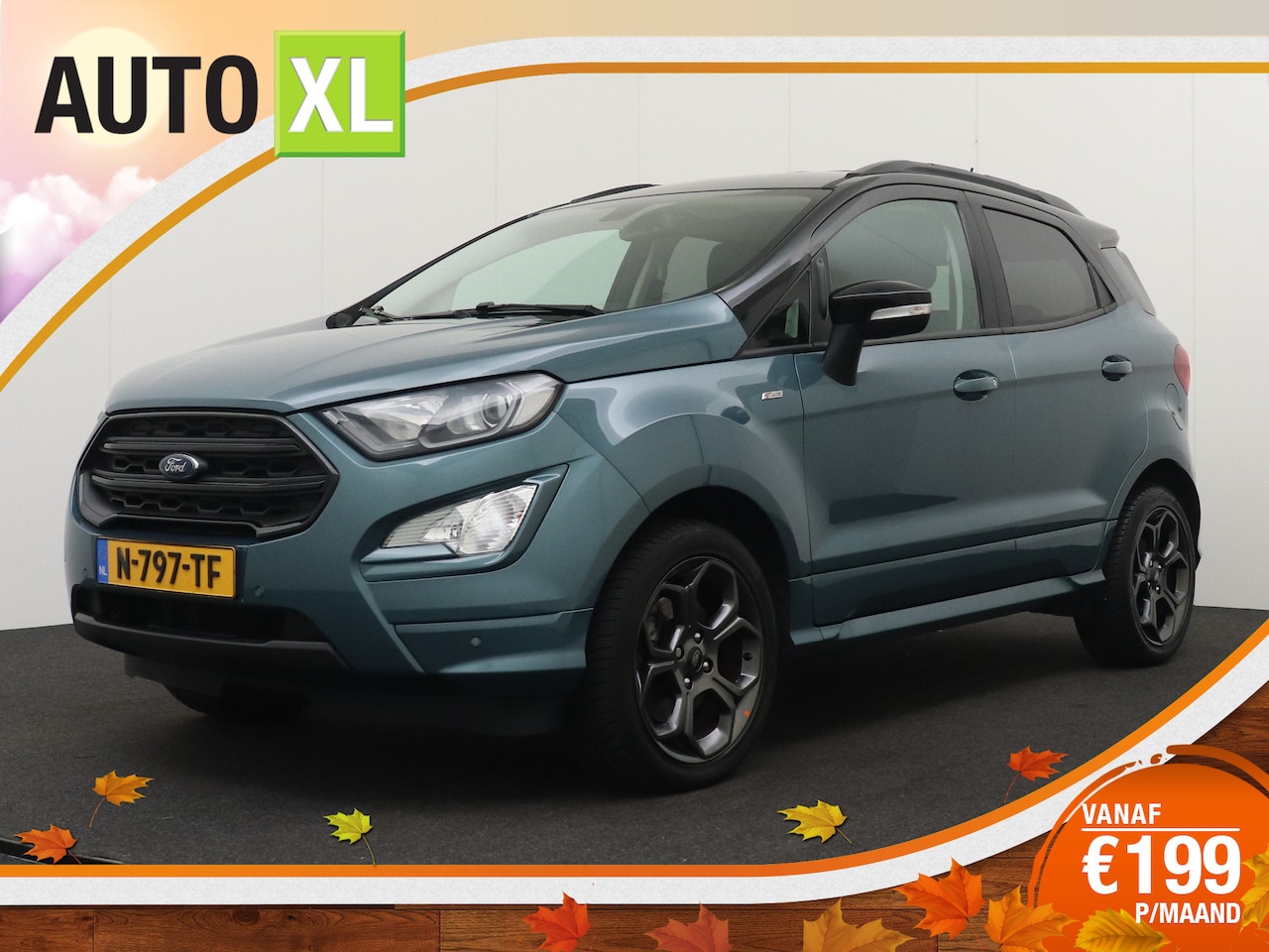 Ford EcoSport - 1.0 126 PK ST-Line Black Trekhaak Camera Carplay - AutoWereld.nl