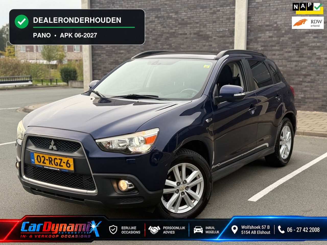 Mitsubishi ASX - 1.6 Intense ClearTec | Pano | Dealer Onderh | APK | Cruise | Camera - AutoWereld.nl